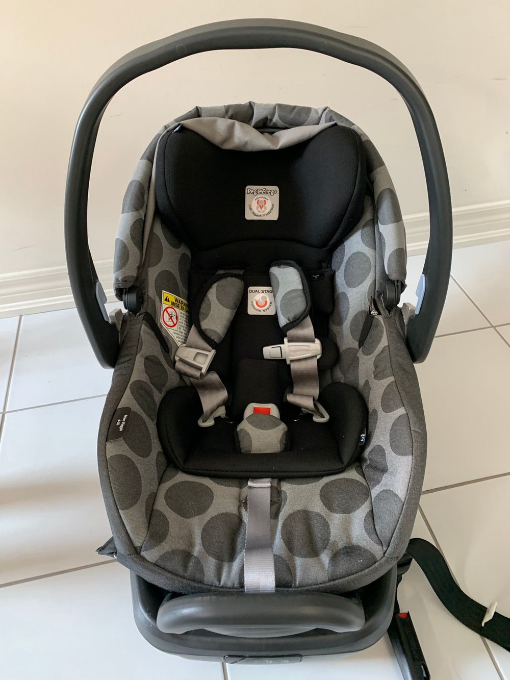 Grey Infant Car Seat Carrier